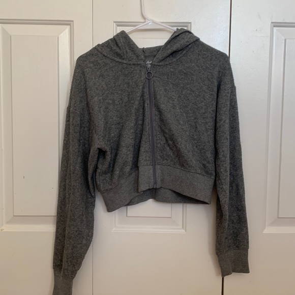 Gilly hicks Hollister grey zip up. Size extra small.